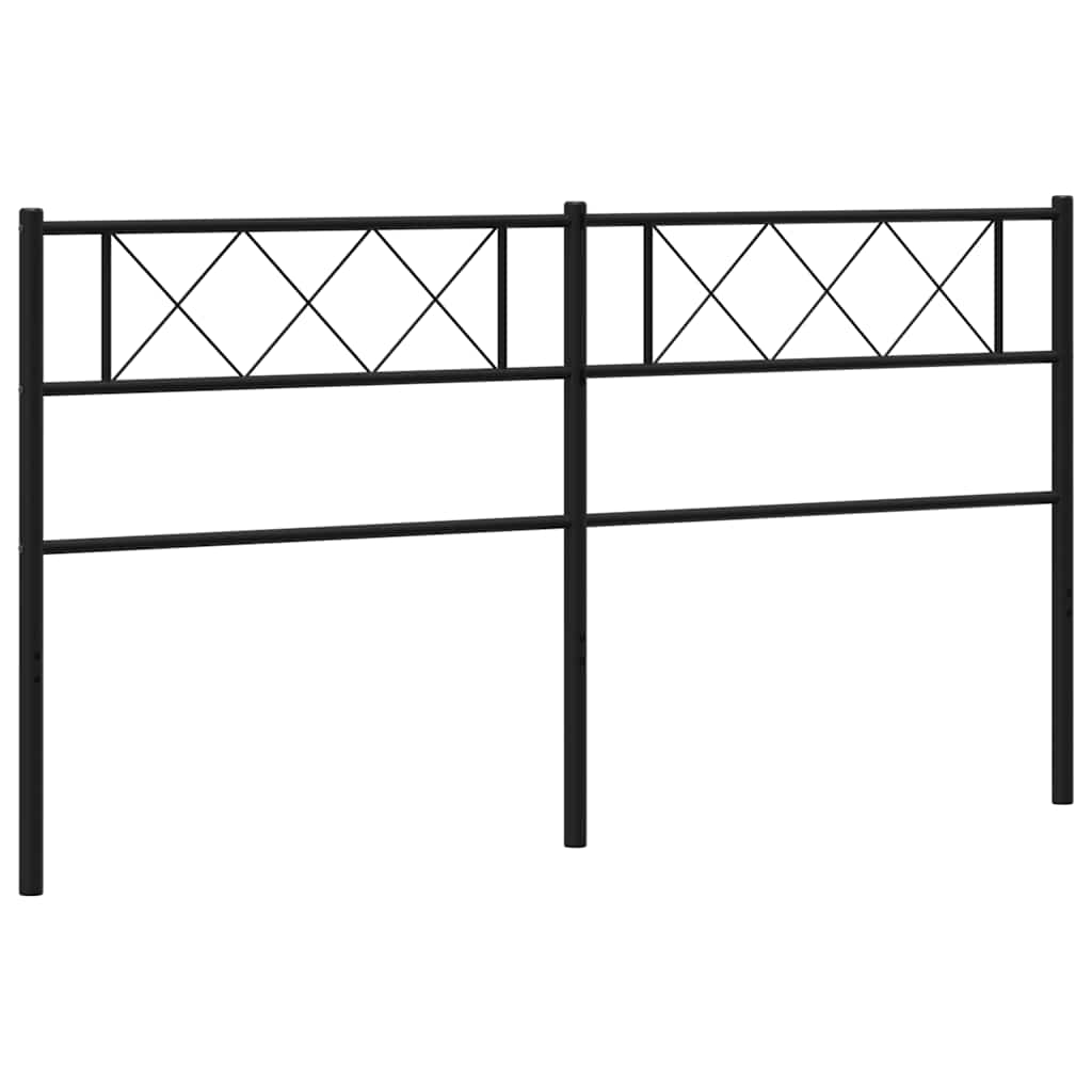 Fekete fém csere fejtámla 193 cm 6