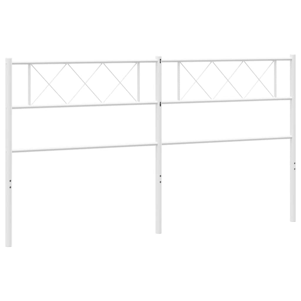 Fehér fém csere fejtámla 193 cm 6