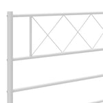 Fehér fém csere fejtámla 193 cm 7