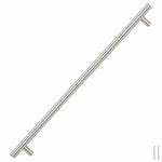 5 db ezüst rozsdamentes acél szekrényfogantyú 480 mm 3