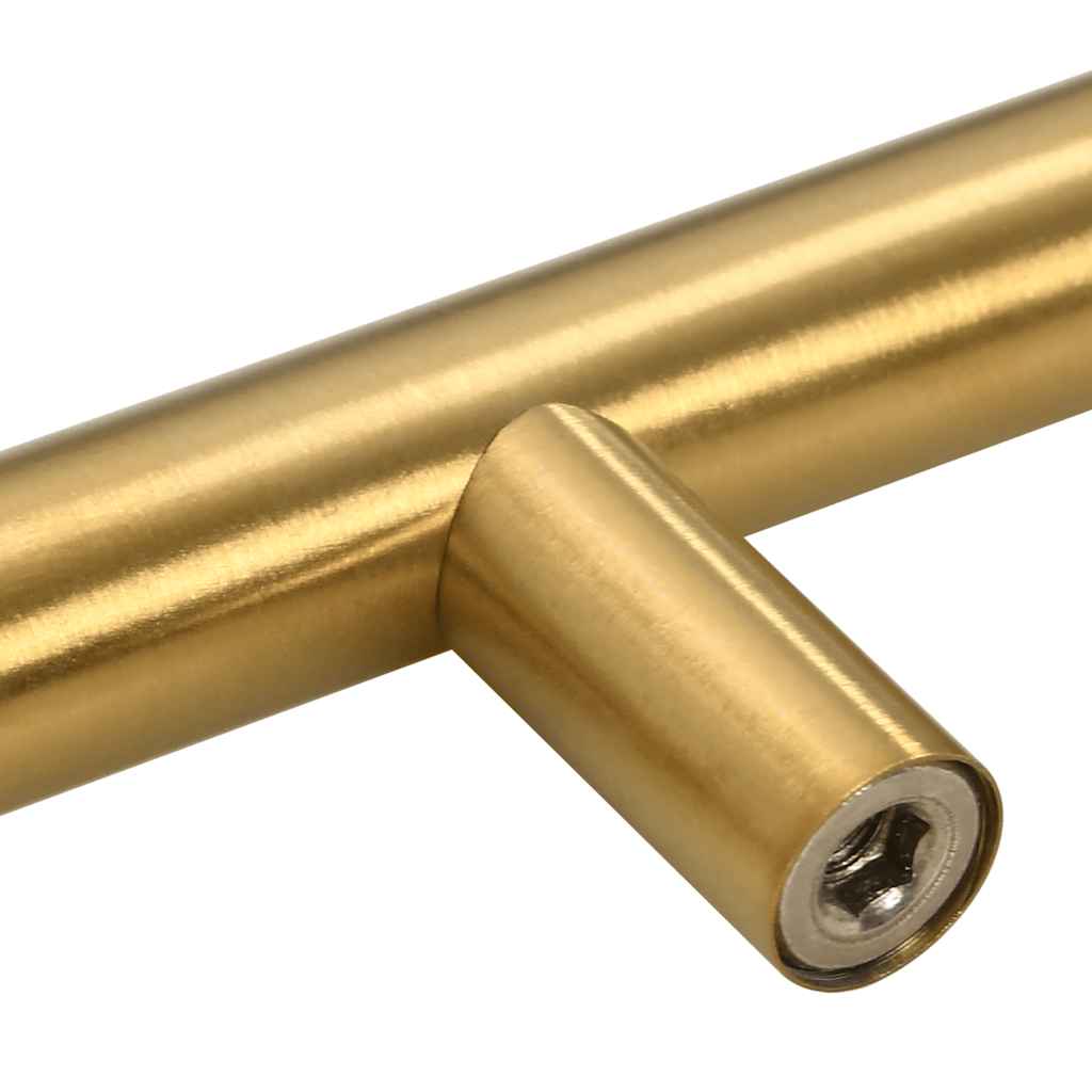 5 db aranyszínű rozsdamentes acél szekrényfogantyú 192 mm 9
