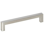 10 db ezüst rozsdamentes acél szekrényfogantyú 160 mm 6