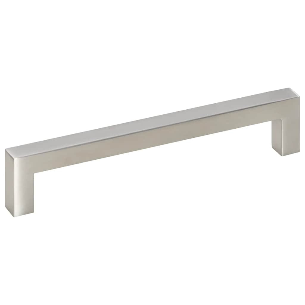 10 db ezüst rozsdamentes acél szekrényfogantyú 160 mm 6