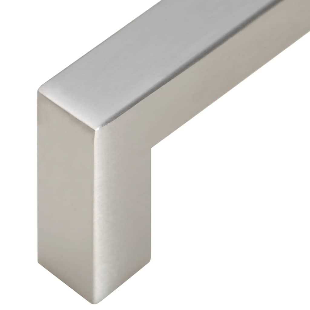 10 db ezüst rozsdamentes acél szekrényfogantyú 160 mm 9