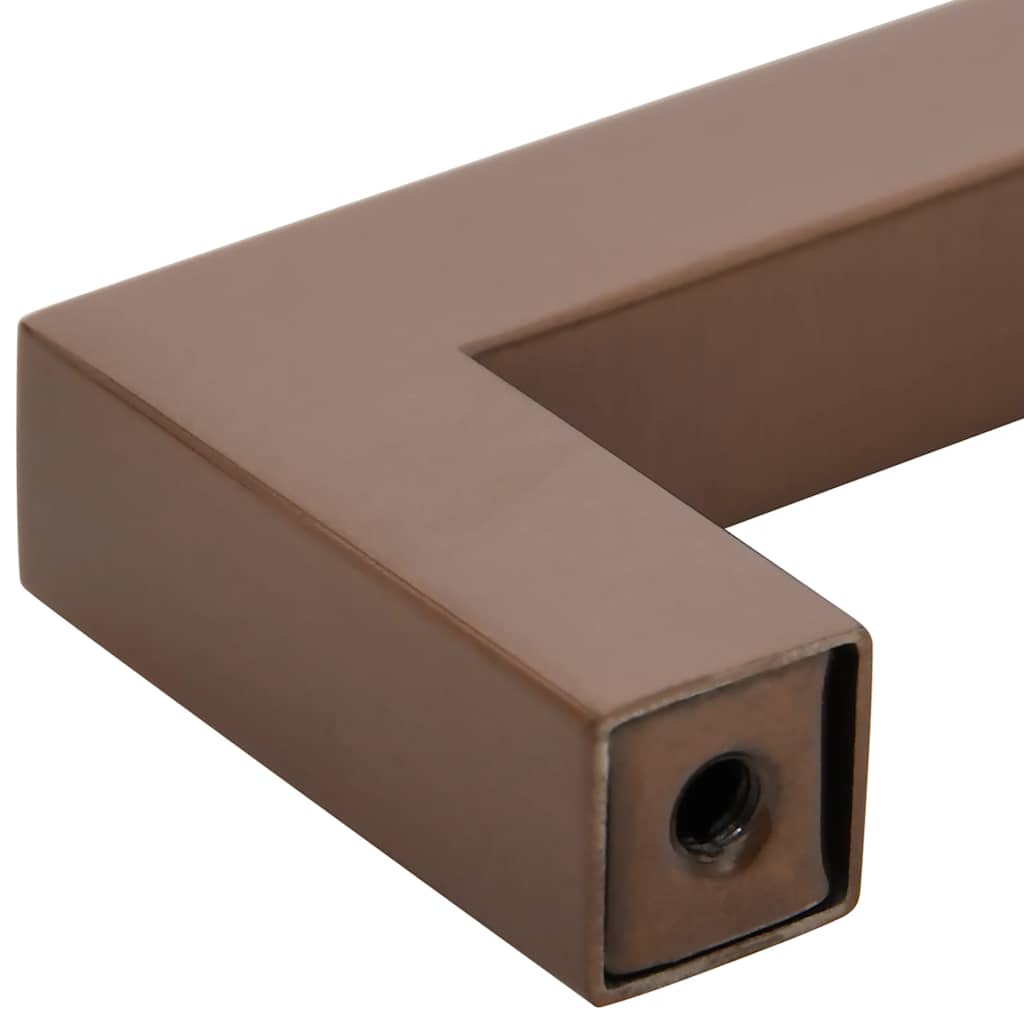 10 db bronz rozsdamentes acél szekrényfogantyú 96 mm 8