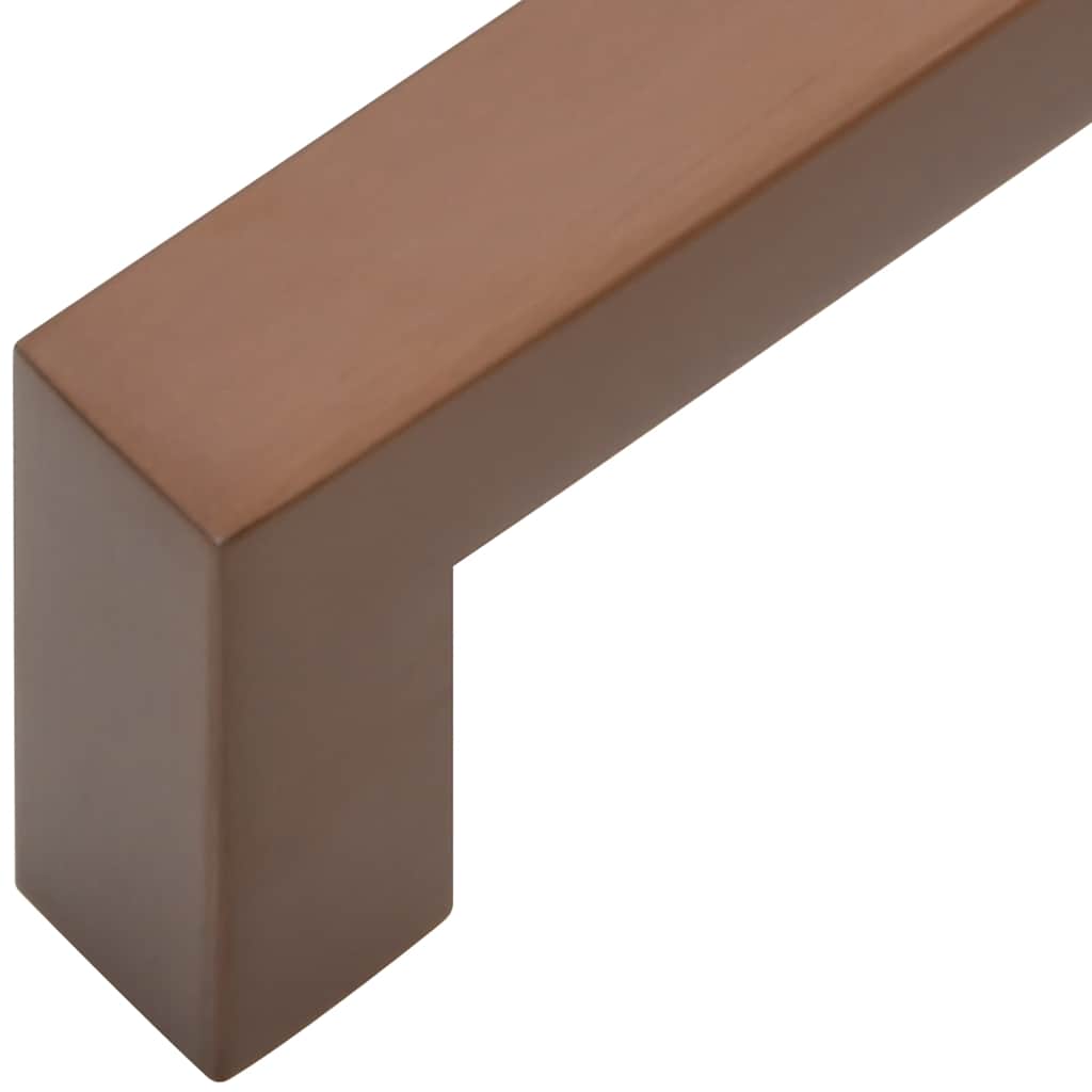 10 db bronz rozsdamentes acél szekrényfogantyú 96 mm 9