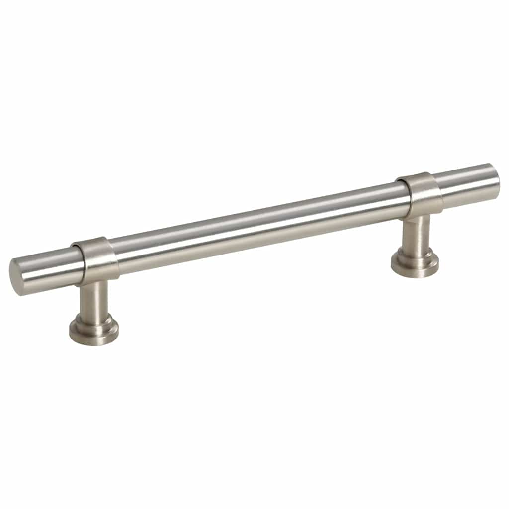 10 db ezüst rozsdamentes acél szekrényfogantyú 96 mm 6