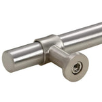10 db ezüst rozsdamentes acél szekrényfogantyú 96 mm 9