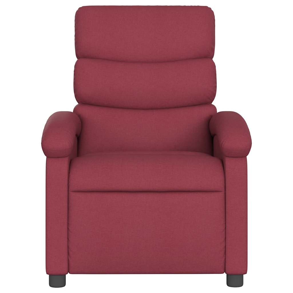 Bordó dönthető szövet fotel 3