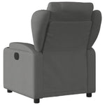 Sötétszürke szövet relaxfotel 3