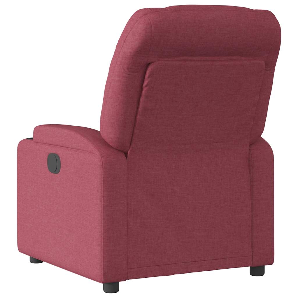 Bordó dönthető szövet fotel 5