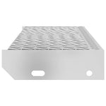 Horganyzott acél rácsos lépcsőfok 70 x 24 x 7 cm 5