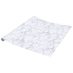 Öntapadós márványfehér PVC bútormatricák 90 x 500 cm 5