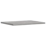 4 db szürke sonoma színű szerelt fa fali polc 40 x 30 x 1,5 cm 4