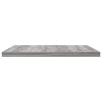 4 db szürke sonoma színű szerelt fa fali polc 40 x 30 x 1,5 cm 5