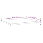 4 db szürke sonoma színű szerelt fa fali polc 40 x 30 x 1,5 cm 9