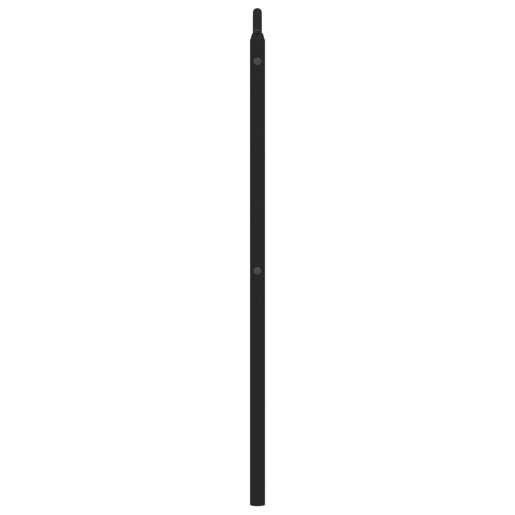 Fekete fém csere fejtámla 150 cm 4