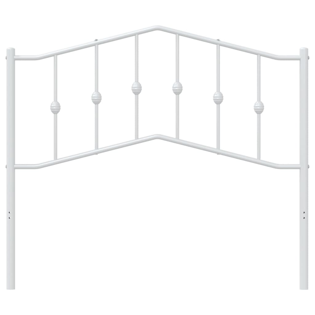 Fehér fém csere fejtámla 107 cm 3