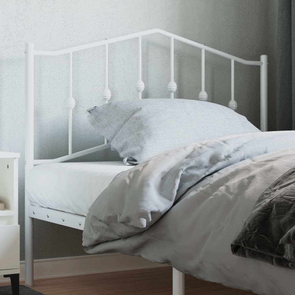 Fehér fém csere fejtámla 107 cm