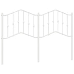 Fehér fém csere fejtámla 135 cm 2