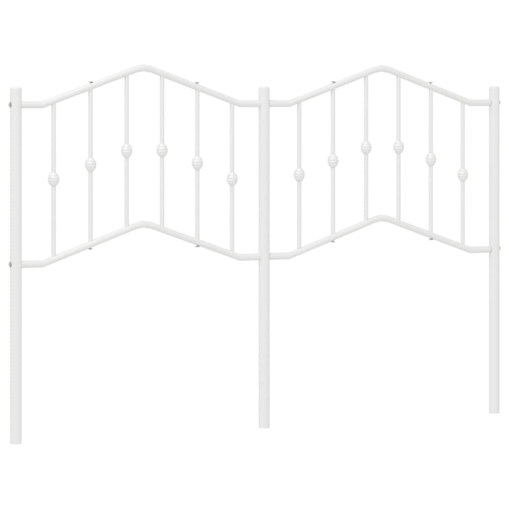 Fehér fém csere fejtámla 135 cm 2