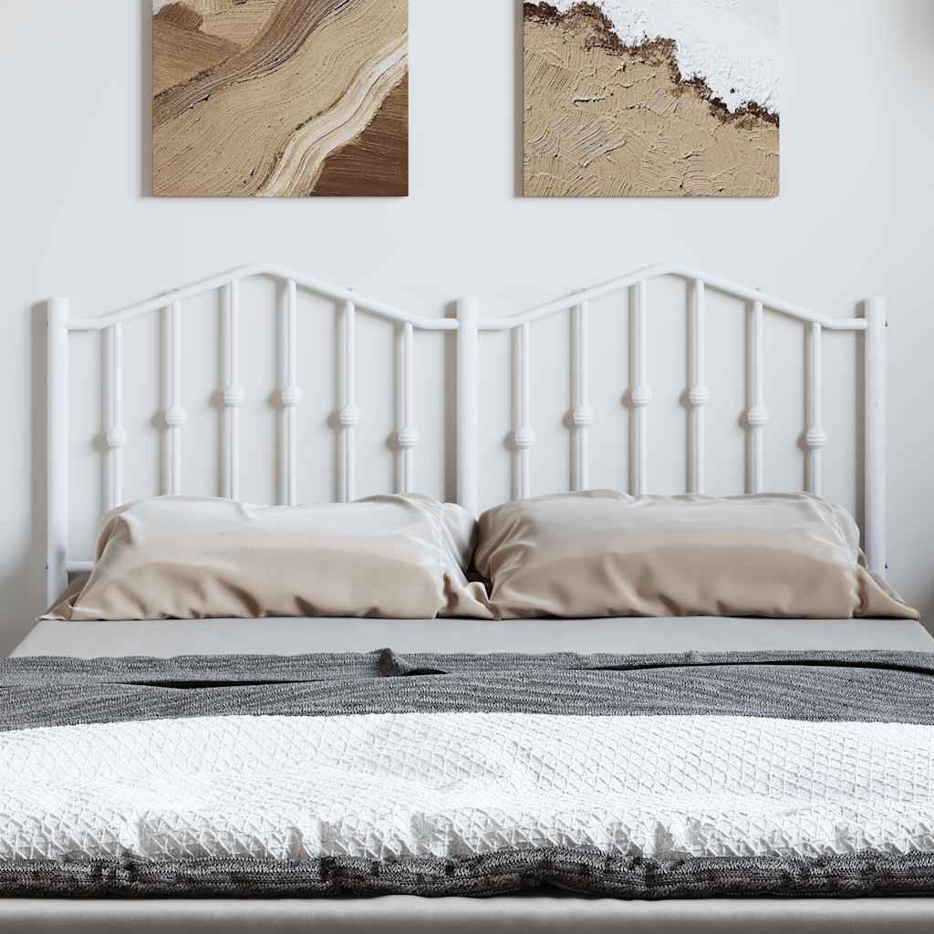 Fehér fém csere fejtámla 135 cm 3