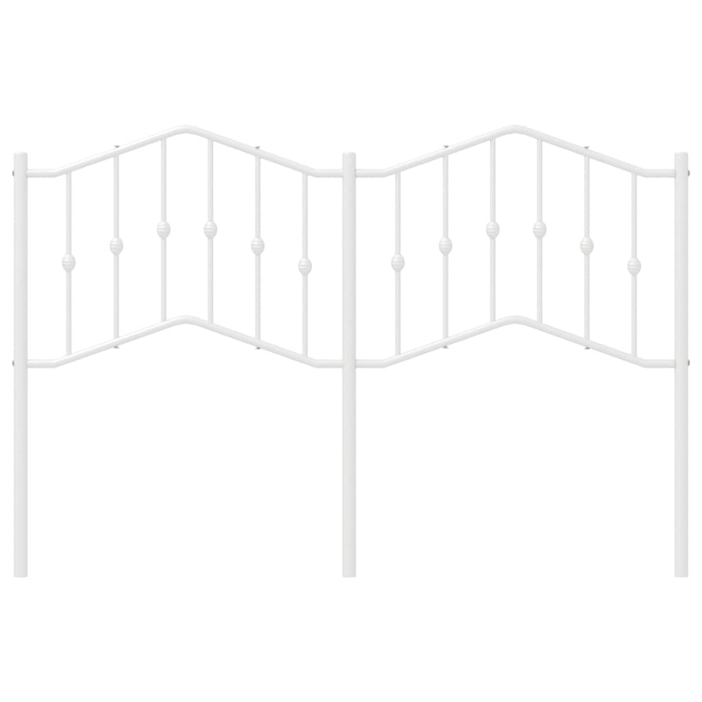Fehér fém csere fejtámla 135 cm 4