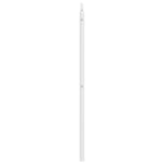 Fehér fém csere fejtámla 135 cm 5