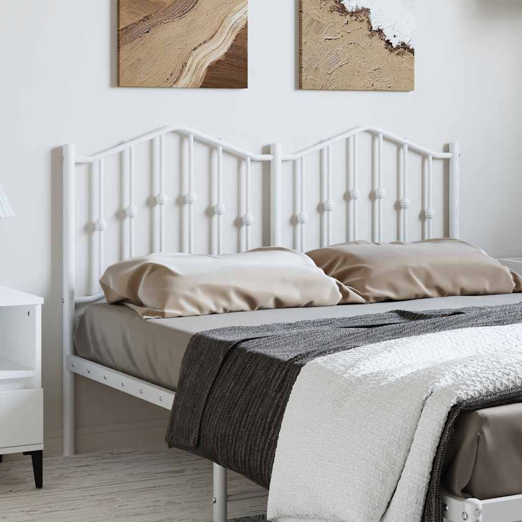 Fehér fém csere fejtámla 135 cm
