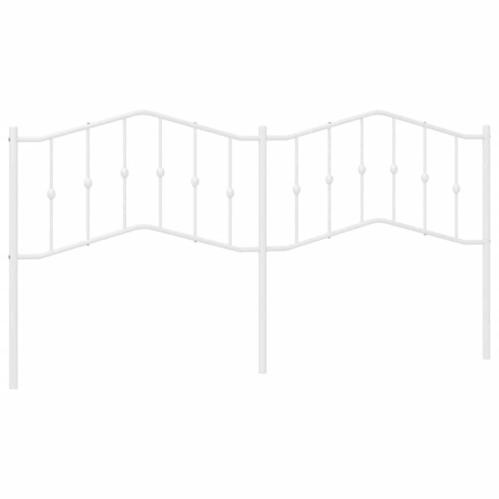Fehér fém csere fejtámla 193 cm 2