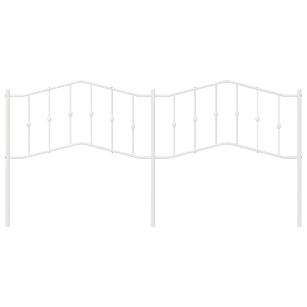 Fehér fém csere fejtámla 193 cm 4