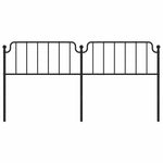 Fekete fém csere fejtámla 193 cm 4