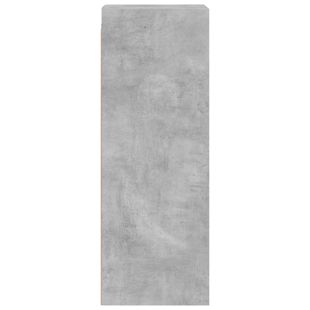 Betonszürke faliszekrény üvegajtókkal 35x37x100 cm 7