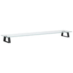 Fekete edzett üveg és fém monitorállvány 100 x 20 x 8 cm 6