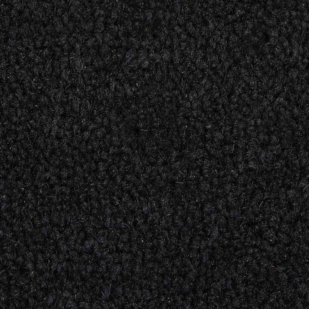Ajtószőnyeg Fekete 90x150 cm Tuftolt kókuszrostos szőnyeg 6