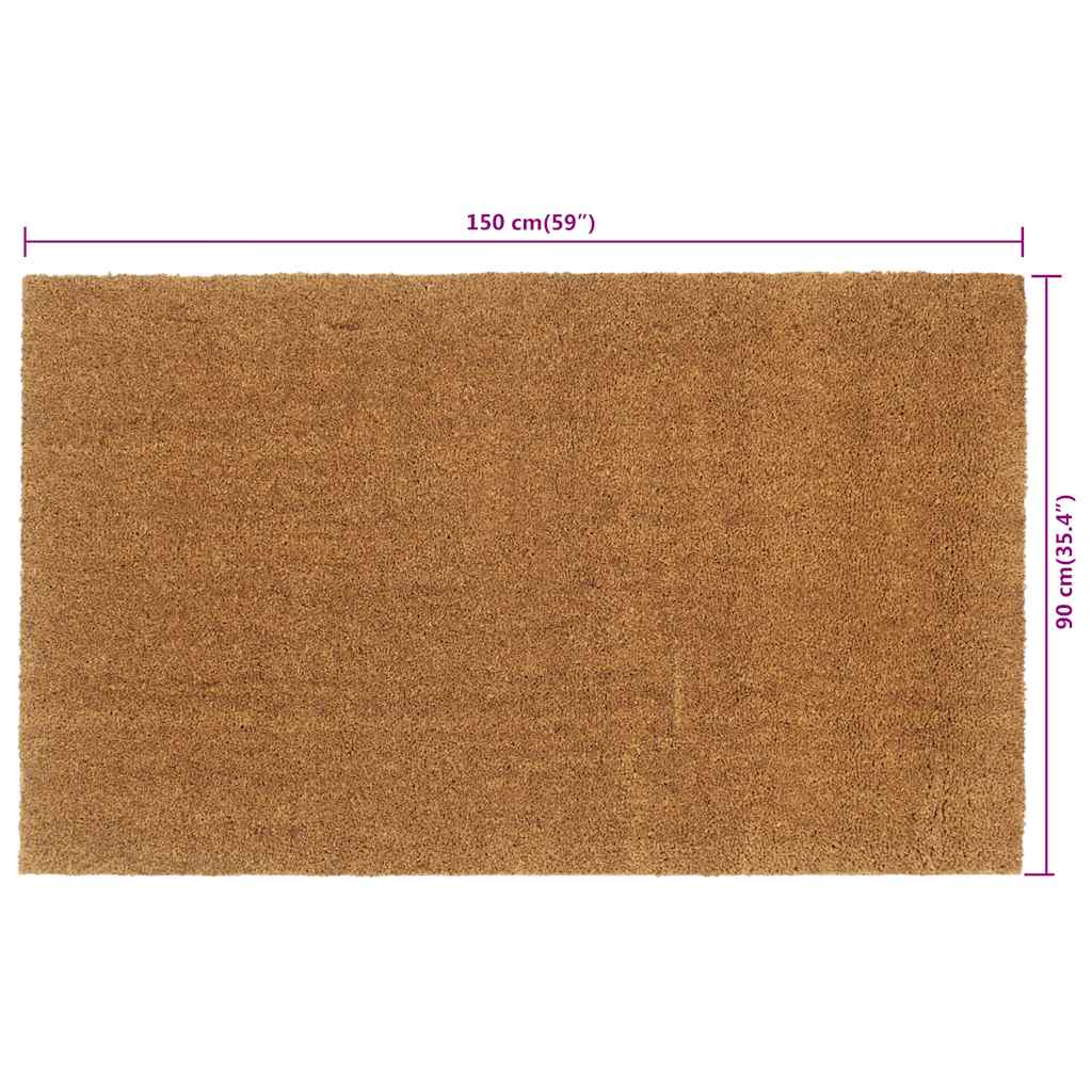 Ajtószőnyeg Natúr 90x150 cm Tuftolt kókuszrost 6