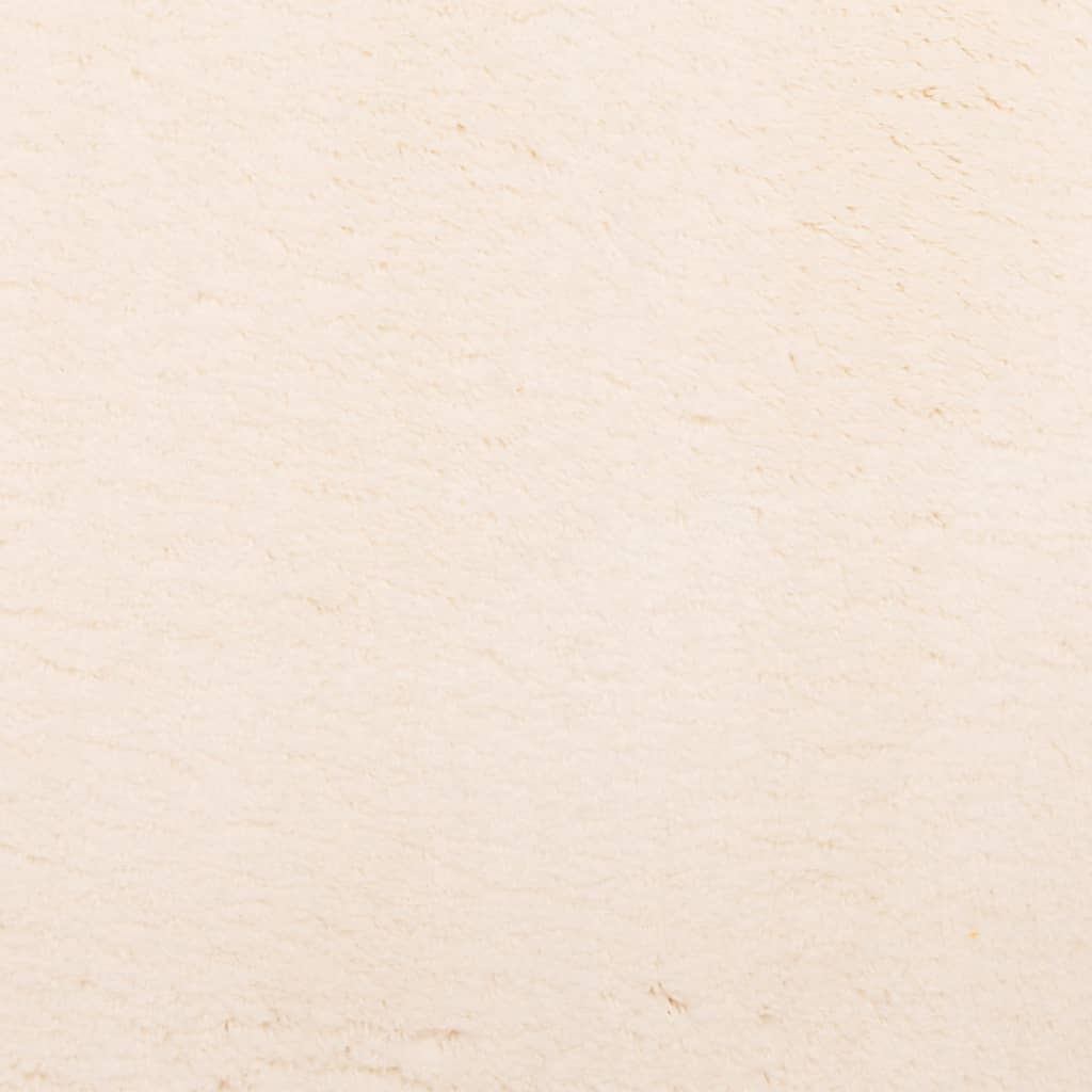 HUARTE bézs rövid szálú puha és mosható szőnyeg 200 x 200 cm 9