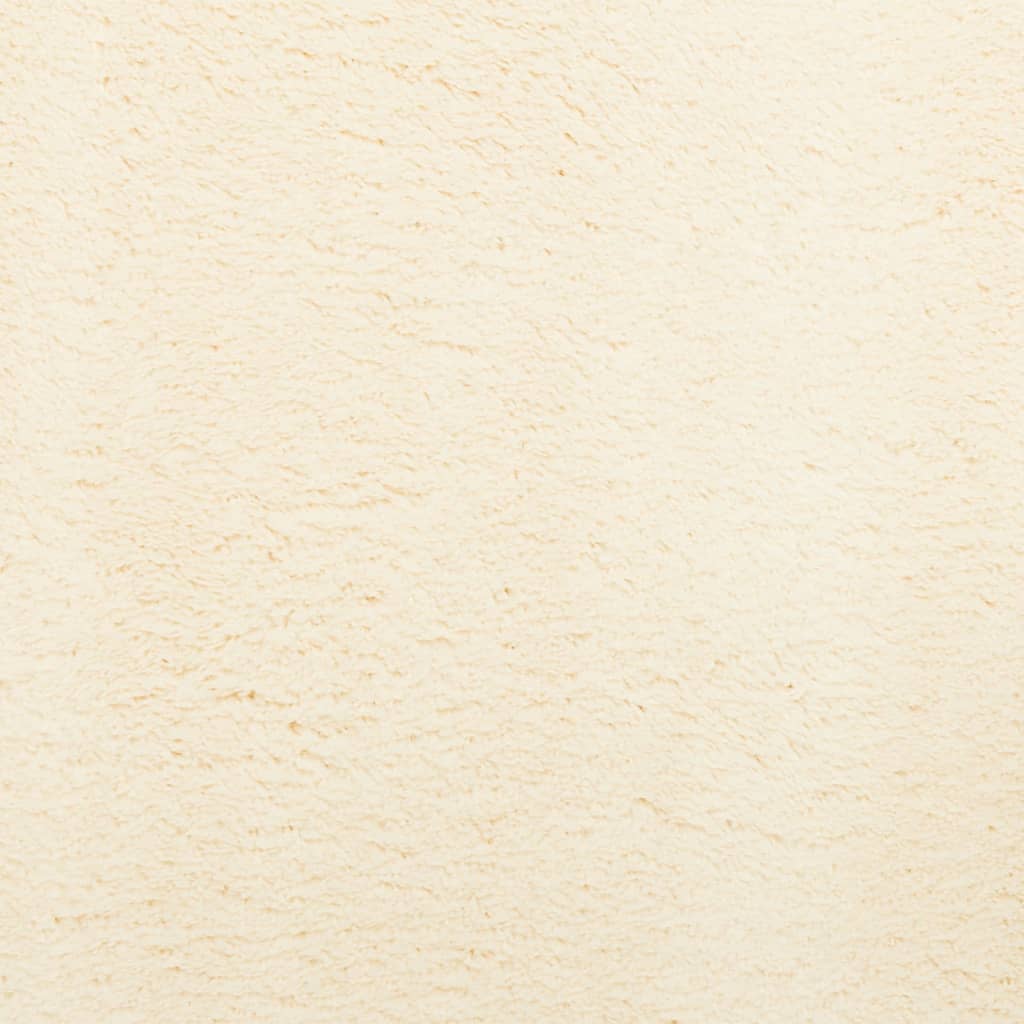 HUARTE krémszínű rövid szálú puha és mosható szőnyeg 200x200 cm 9