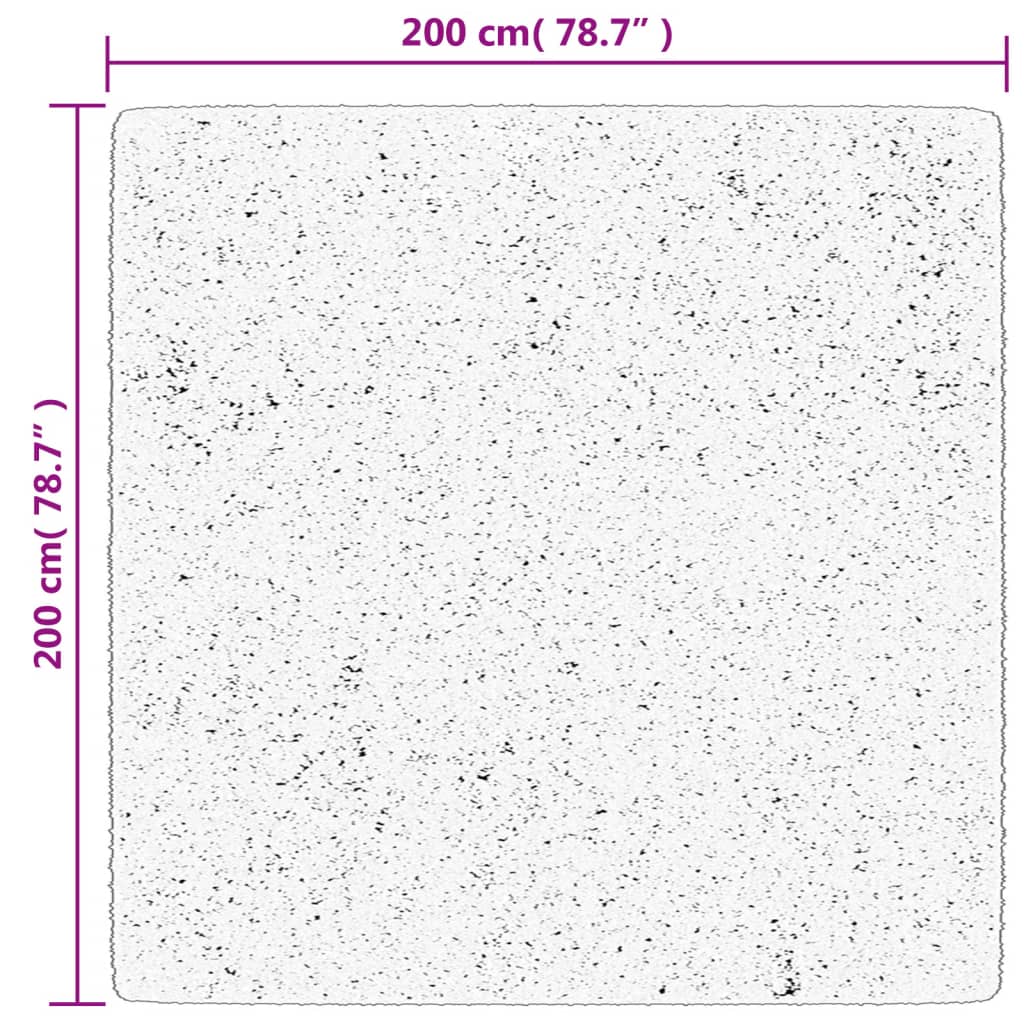 HUARTE homokszínű rövid szálú puha és mosható szőnyeg 200x200cm 10