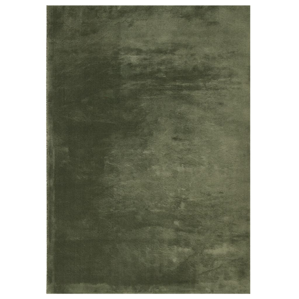 HUARTE erdőzöld rövid szálú puha és mosható szőnyeg 140x200 cm 2
