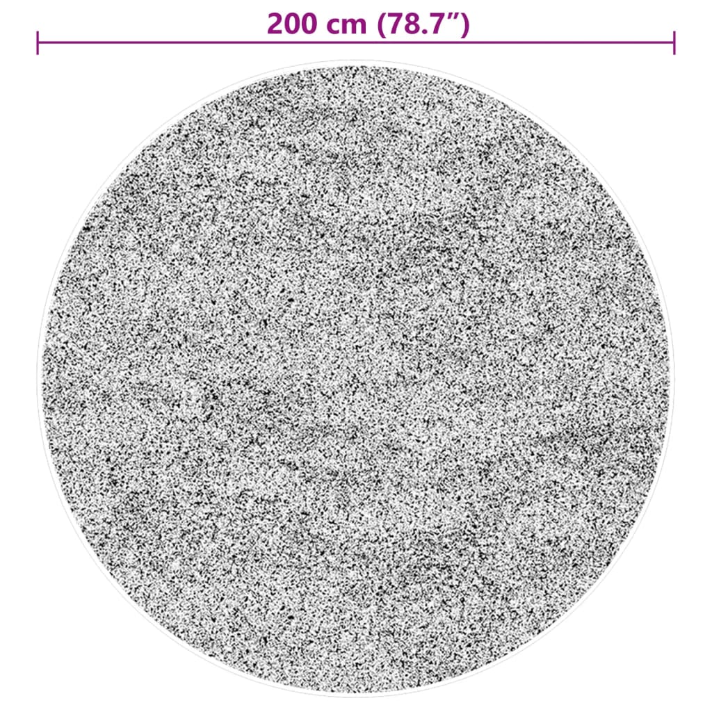 HUARTE erdőzöld rövid szálú puha és mosható szőnyeg Ø 200 cm 10