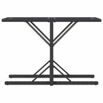 3 részes fekete polyrattan bisztrógarnitúra párnával 8