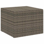 Szürke polyrattan kerti tárolóláda 291 L 2