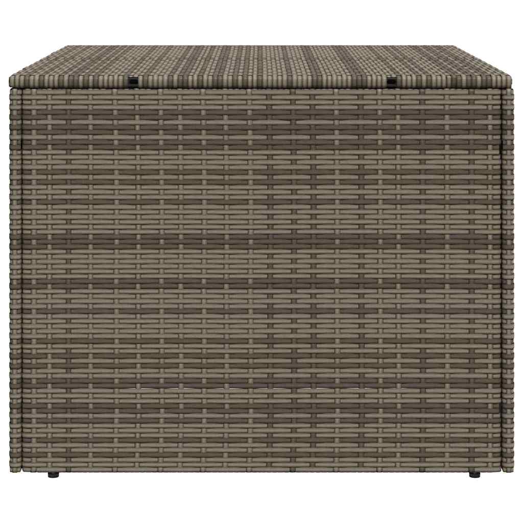 Szürke polyrattan kerti tárolóláda 291 L 5