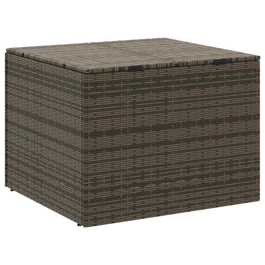 Szürke polyrattan kerti tárolóláda 291 L 6
