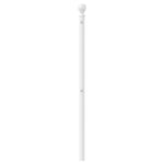 Fehér fém csere fejtámla 193 cm 4