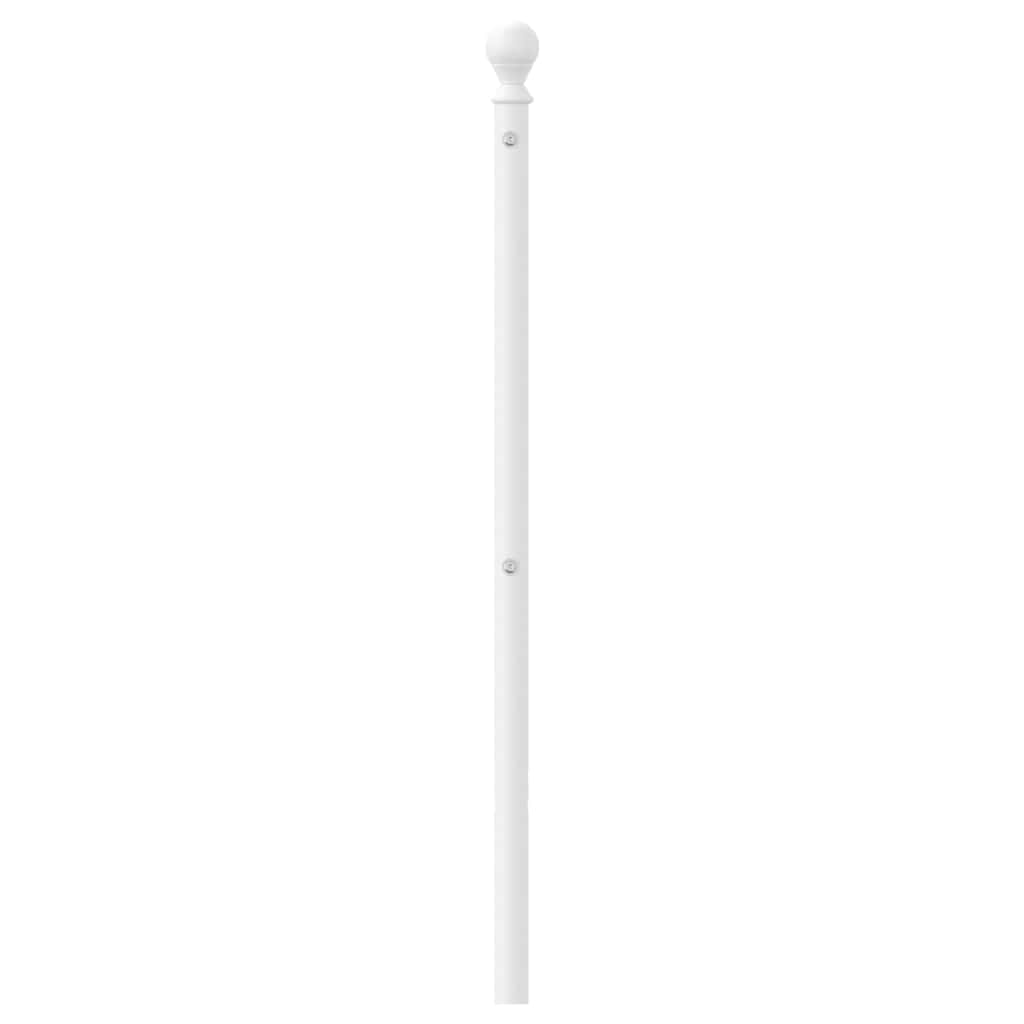 Fehér fém csere fejtámla 193 cm 4