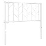 Fehér fém csere fejtámla 90 cm 2