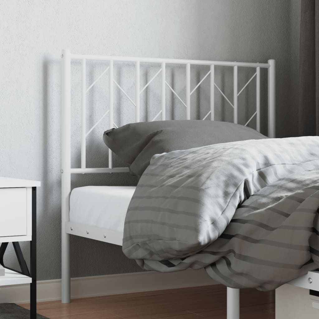 Fehér fém csere fejtámla 90 cm 3