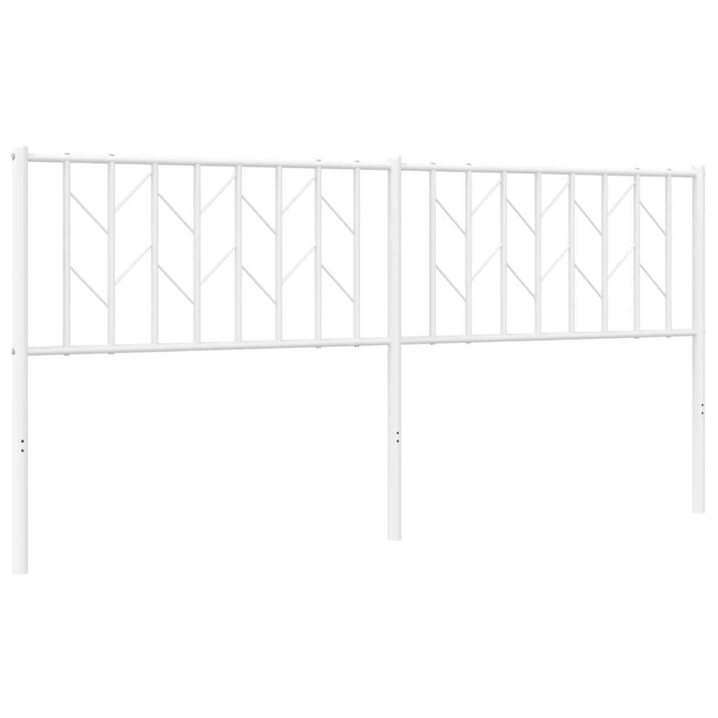 Fehér fém csere fejtámla 180 cm 2